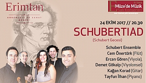 Schubert'in üç eseri, aynı gece seslendirilecek