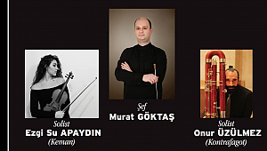 Kontrafagot konçertinosunu O. Üzülmez seslendiriyor
