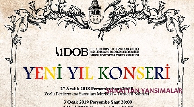 İDOB'dan üç yeni yıl konseri...