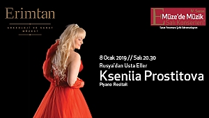 Kseniia Prostitova ilk resitalini 8 Ocakta Erimtan'da veriyor