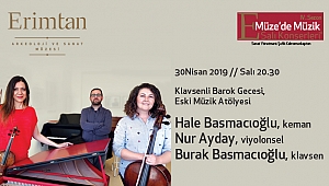 Erimtan'da 30 Nisan'da Klavsenli Barok Gecesi