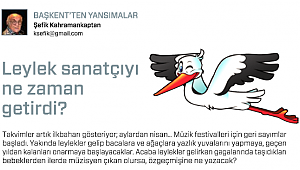 Leylek sanatçıyı ne zaman getirdi?