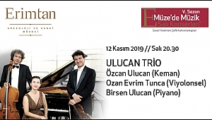 Ulucan Piyano Trio, dört eserle sahnede olacak