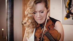 Ödüllü Alman kemancı Rebecca Hartmann Bursa'da