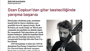 Gitar Besteciliğinde Yarışma Başarısı