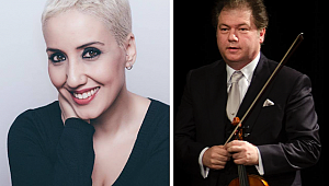 Solistler Kemancı Cihat Aşkın ve Soprano Görkem E. Yıldırım
