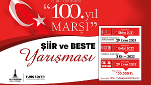 Birincilere 100'er Bin TL Ödüllü 100. Yıl Marş Yarışması
