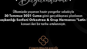 CSO'nun Hermanos Konserleri Ertelendi