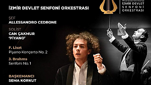 Can Çakmur İzmir'de Liszt 2. Konçerto Çalıyor