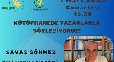 Savaş Sönmez Çiğdemim Kütüphanesi’nde