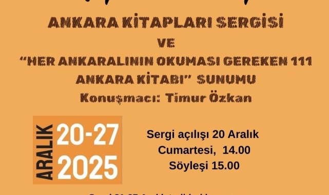 Çiğdemim'de Ankara Kitapları Sergisi