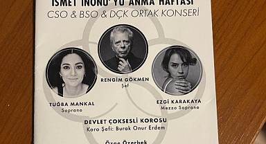 İsmet İnönü’yü Anma Haftasında Mahler’in “Diriliş”i