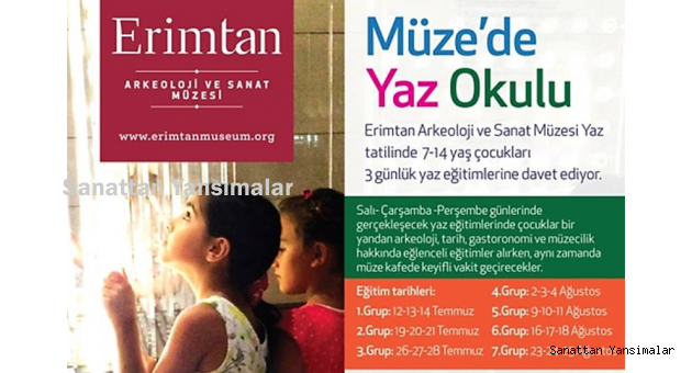Erimtan'da yaz boyu çocuklara atölyeler