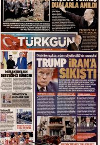 Türkgün Gazetesi Gazete Manşeti