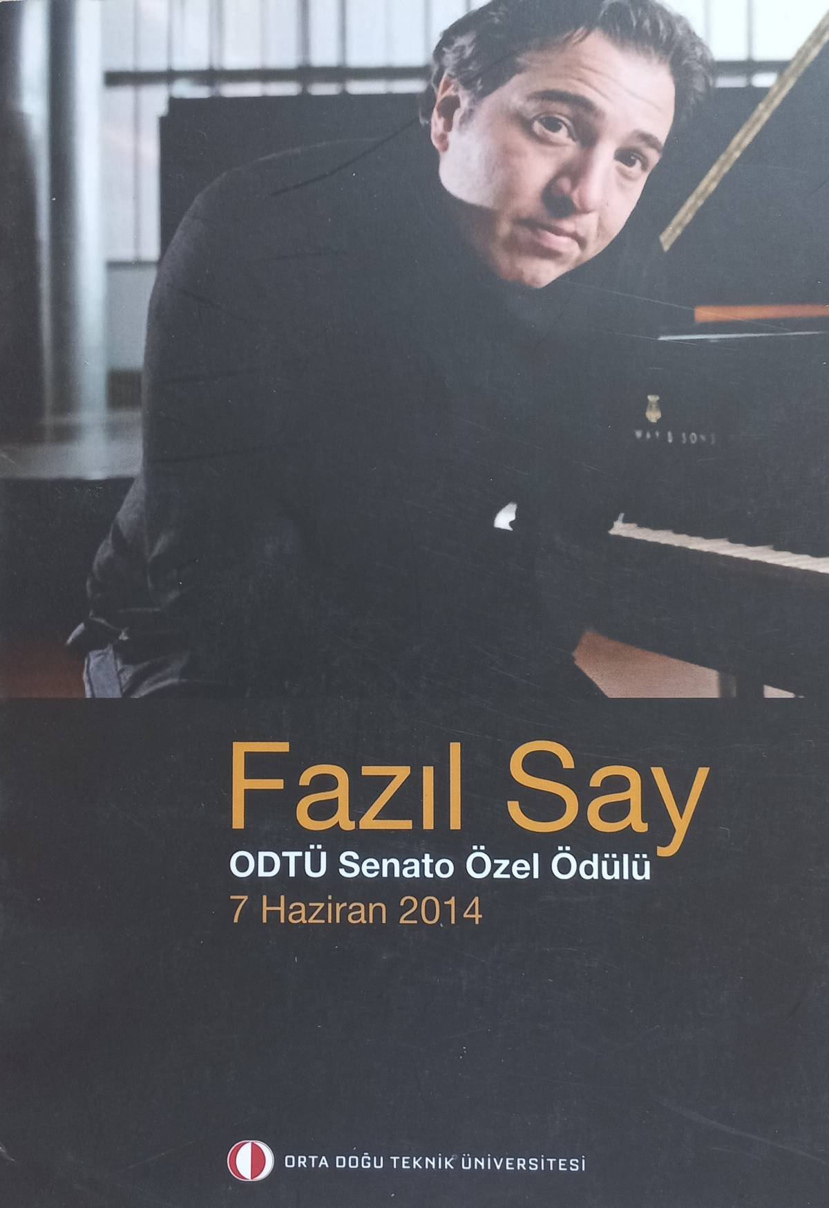 ODTÜ Sanat Festivali’nde Fazıl Say ile Bir Gezinti